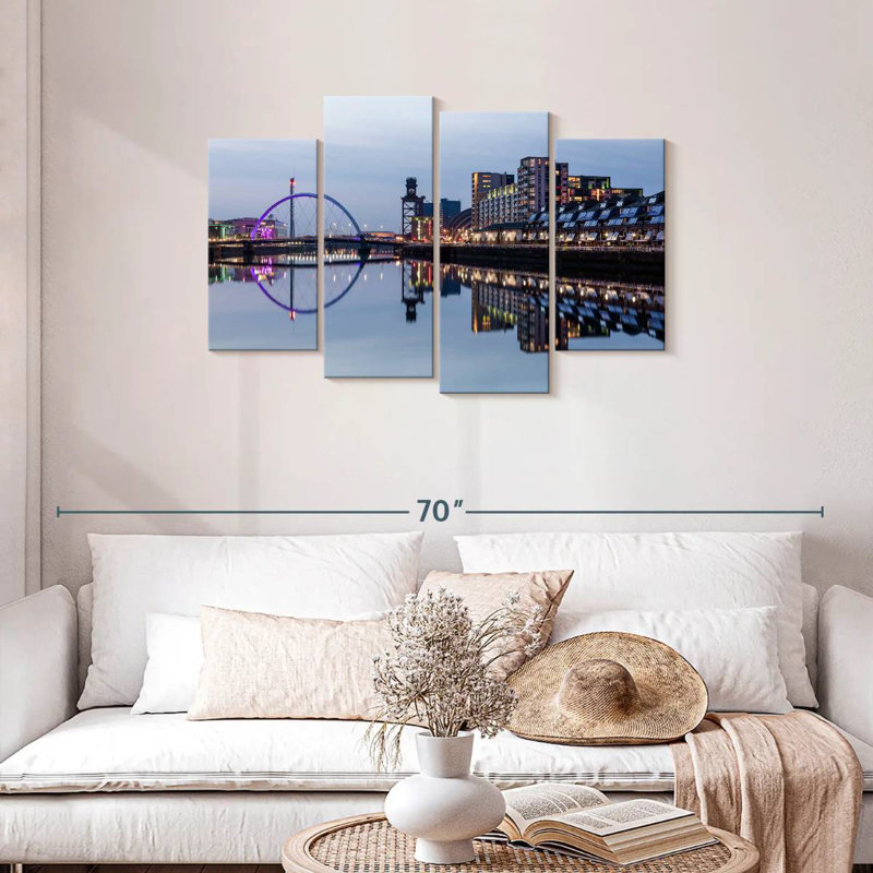 Nicci Glasgow Cityscape, H 27 po x l 43 po