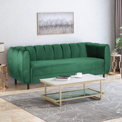 Miranda Velvet 3-Seater Sofa