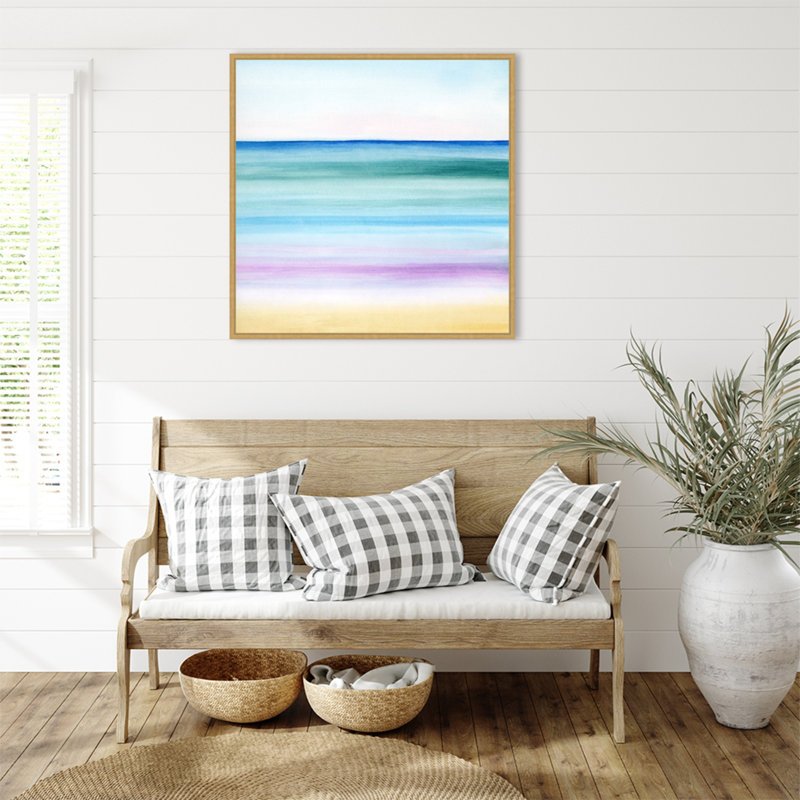«Dawn on the Bay II» par Grace Popp, reproduction d'art sur toile encadrée, H 30 po x l 30 po