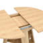 110-150cm Extendable Oval Dining Table with Storage, 4-6 Seater-1055348616