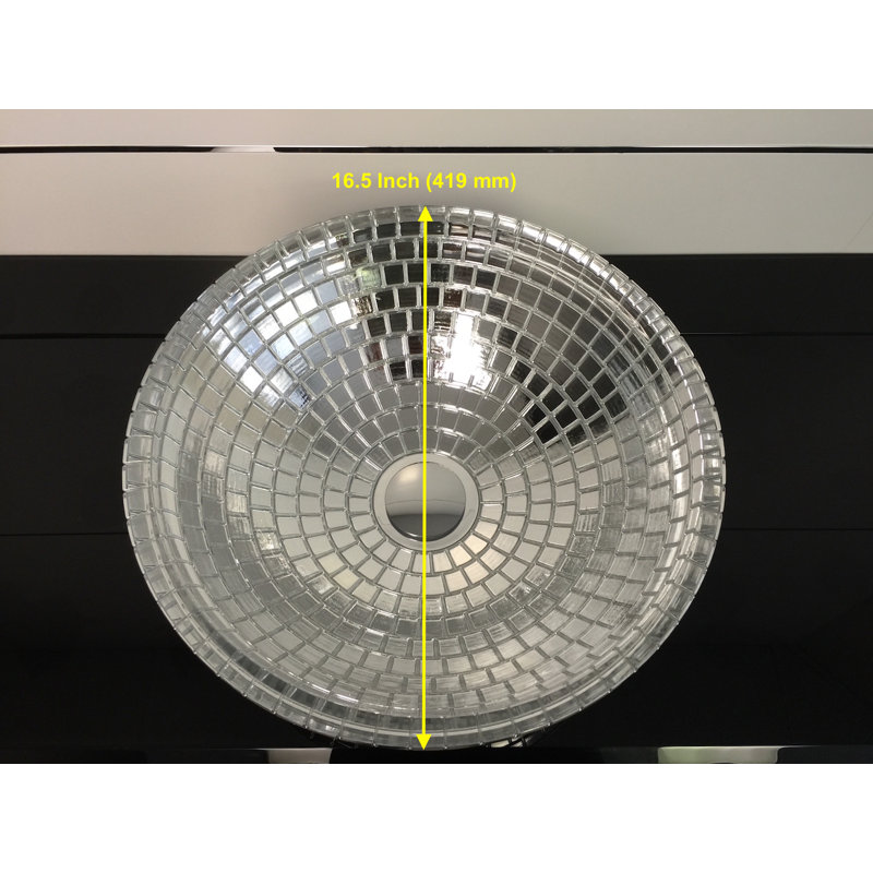 Atelier 16.5'' L Bathroom Sink, Silver