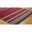 Aalyan Cotton Striped Area Rug in Red-8631239