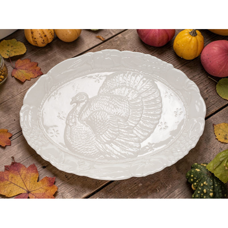 Plateau en porcelaine Cosmos