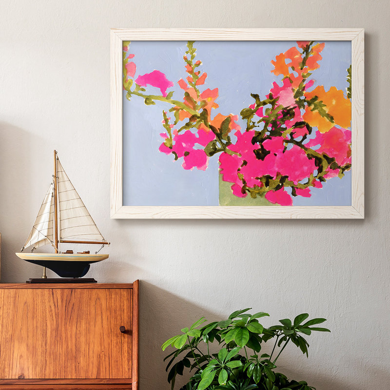 Saturé Spring Blooms II, reproduction d'art sur toile, Blanc, H 26 po x l 38 po x P 1,5 po