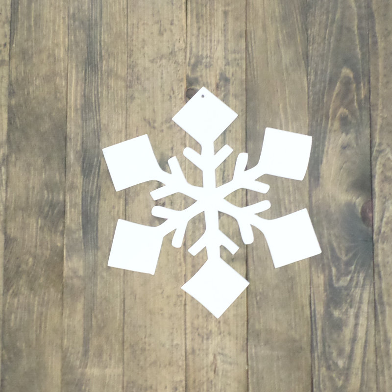 Snowflake Glitter Wall Décor, 11.5" H x 11.5" W x 0.06" D