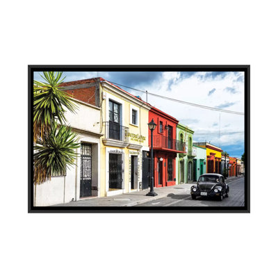 " Colorful Facades And Black VW Beetle Car " by Philippe Hugonnard