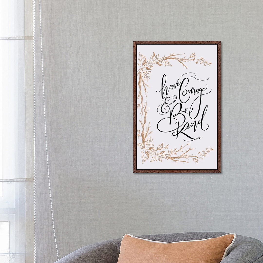 A Whole Latte Love & Pumpkin Spice Latte by Lily & Val - Floater Frame Print on Canvas