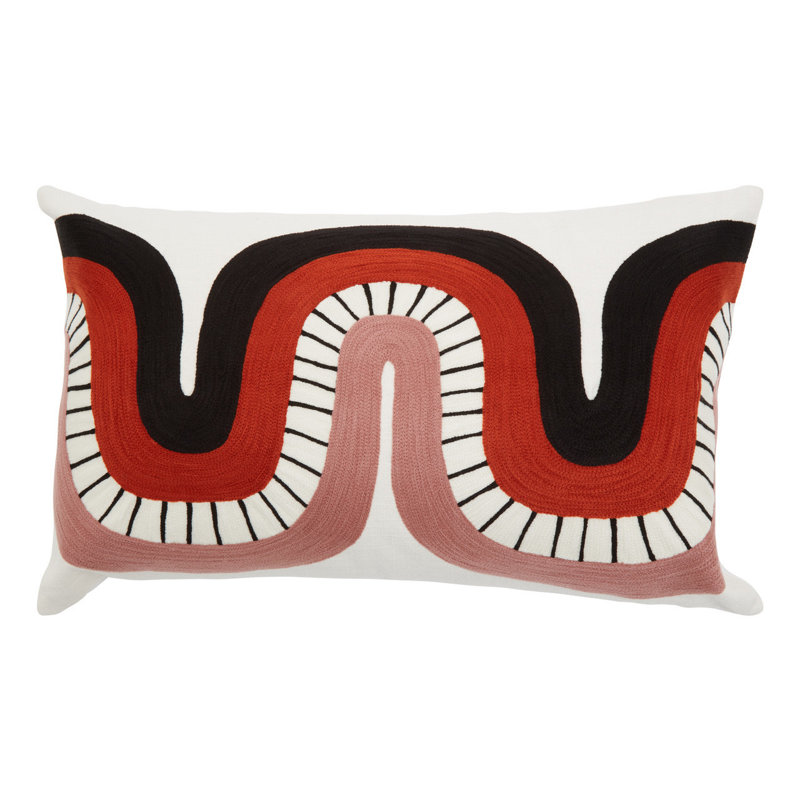 Aydali Abstract Rectangular Cushion