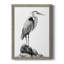 Shoreline Heron en toile de qualité supérieure - Prêt à accrocher-1976378196-1976378195