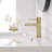 Single-Hole Single-handle Bathroom Faucet with Drain Assembly-93219935