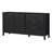U_STYLE Minimalist Wave-Pattern Sideboard With Functional Storage