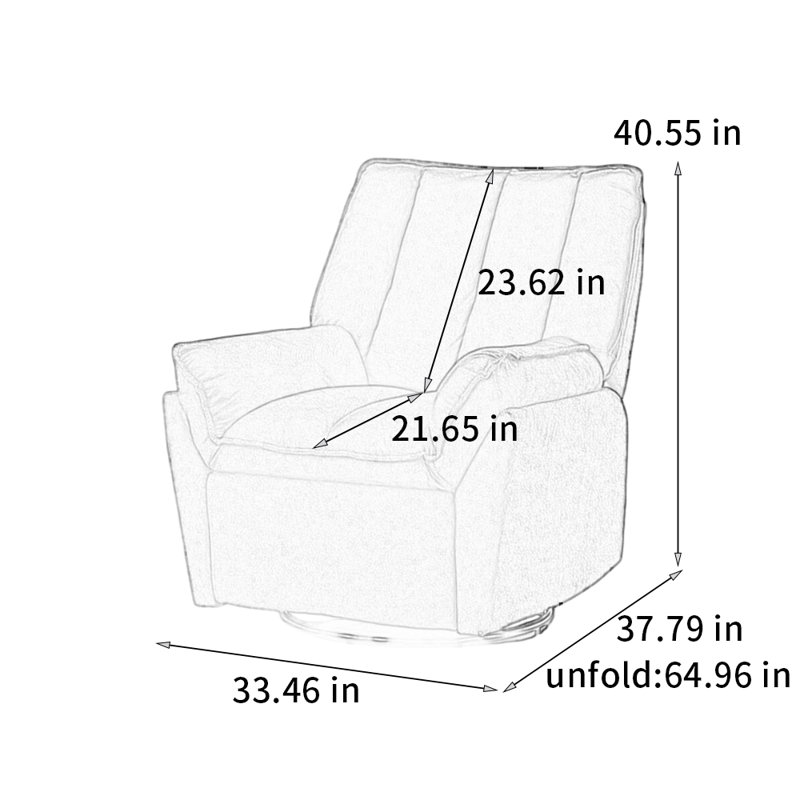 Fauteuil de loisirs complet, Jaune