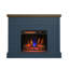 Foyer électrique mural Duraflame® Shiplap, bleu Fontana-115421213