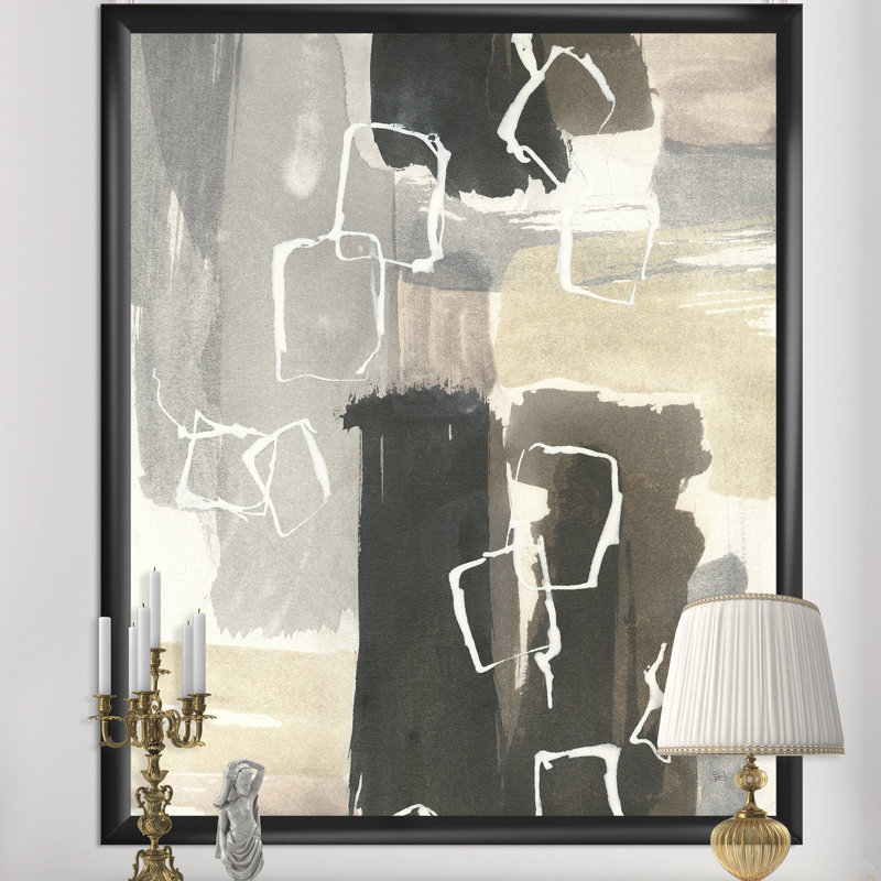 « glam danse shape i »-image image sur toile, Cadre blanc, H 40 po x l 30 po x P 1,5 po