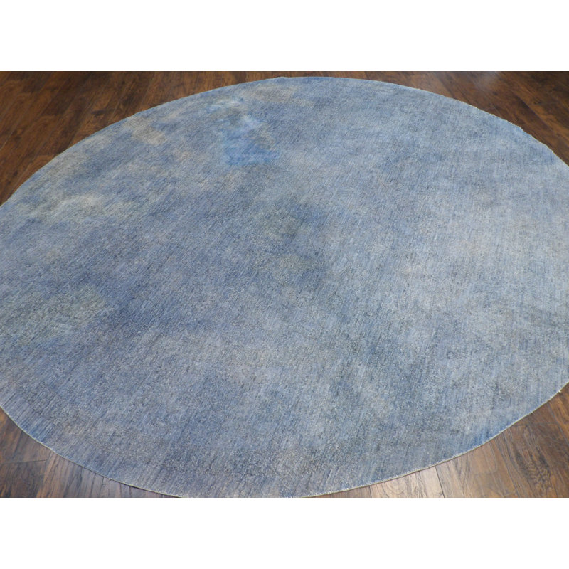 Tapis unique bleu 9 pi Carnella