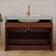 Meuble-lavabo flottant moderne de 30 po avec plateau en pierre frittée sans soudure-311718897