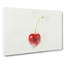 Lone Cherry In Abstract - Wrapped Canvas-55307618