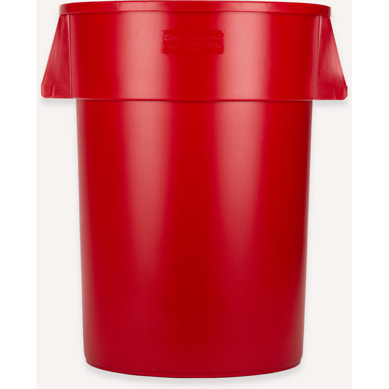 Bronco™ Plastic Open Outdoor Trash & Recycling Bin, Grey, 44 Gallon