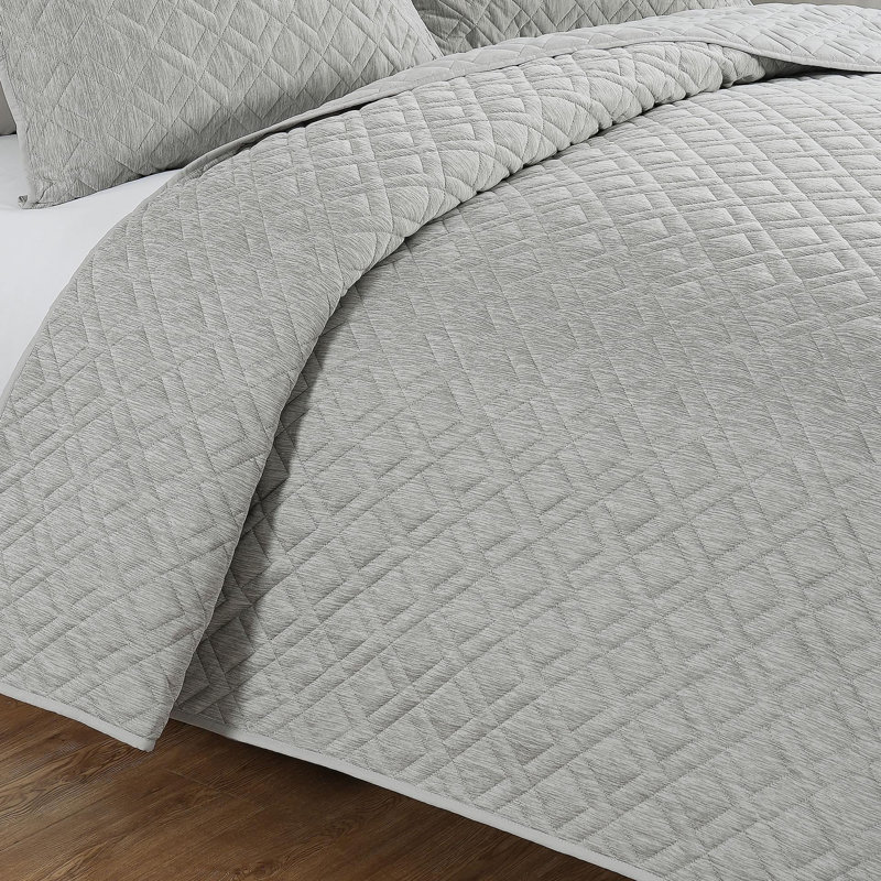 Henley 3pc Quilt Set - King, King Quilt + 2 King Shams