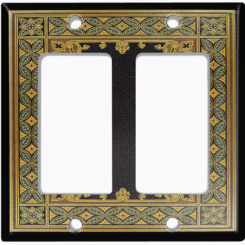 No Subject 2 - Gang Toggle Light Switch Standard Wall Plate