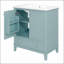 Meuble-lavabo de 30 pouces avec lavabo, armoire de rangement multifonctionnelle, cadre solide et panneau de fibres à densité moyenne, idéal pour les salles de bain modernes-305070647