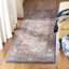 Antiquity Hand-Tufted Wool/Cotton Blue/Red Area Rug-1520951531