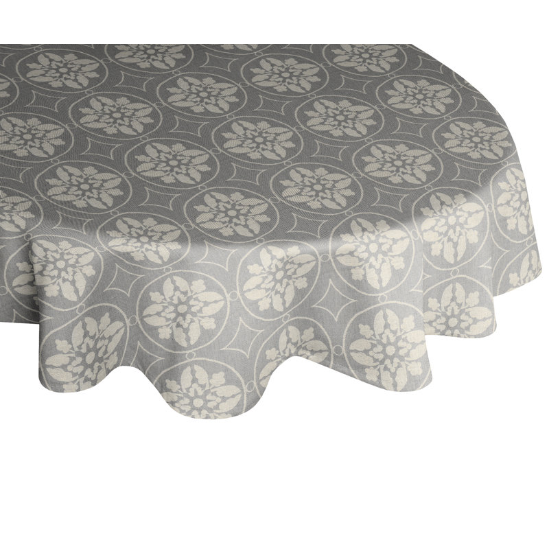 Heilwood Tablecloth, 145cm W x 220cm L, Dark grey
