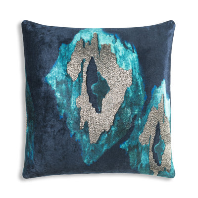 Jade Ikat Pillow Cover & Insert