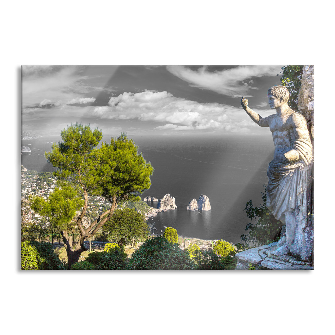 Glasbild | Wandbild Auf Echtglas | Insel Capri In Italien LFy17402