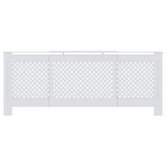  vidaXL Radiator Cover, Radiator Guard for Home Office, Heater  Cover for Living Room Decorative, Heating Cabinet Protective Cover, White  MDF : Home & Kitchen