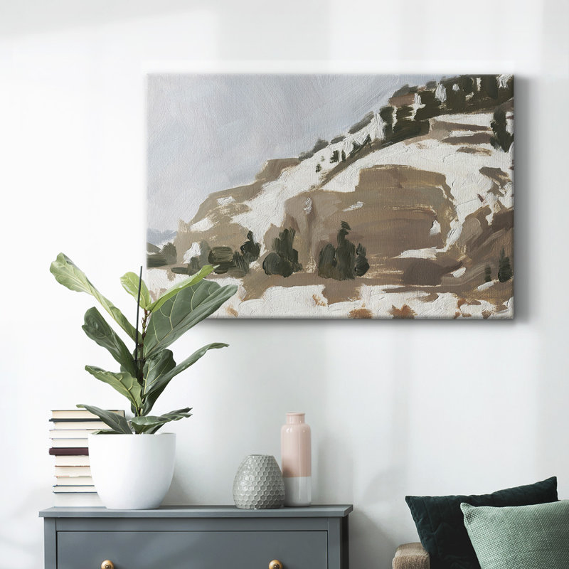 «Snowy Rise II», toile tendue avec châssis, H 24 po x l 36 po