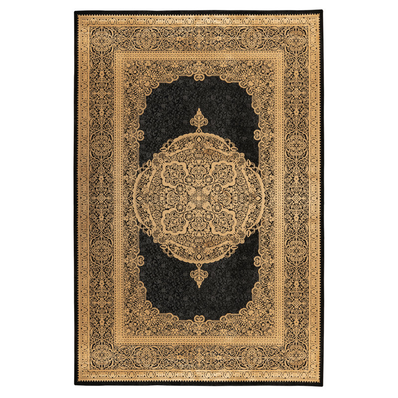 Mashburn Rectangle Oriental Area Rug, Rectangular 80 x 150cm