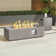 Joycie 12.6’’ H x 42’’ W Metal Propane Outdoor Gas Fire Pit Table
