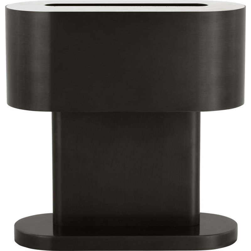 Wyllis Table Lamp, 12" H x 12" W x 5" D, Bronze