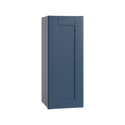 Gallery Now 12 W x 12 D x 30 H Ready-to-Assemble All-Plywood Construction Shaker Standard Wall Cabinet in Navy