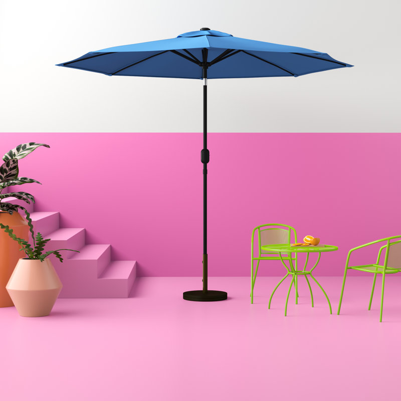 Tempo 9ft Tilt Market Umbrella, Royal Blue