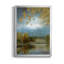 Golden Leaves - Peinture sur toile encadrée-575185768-575185756