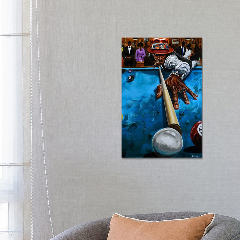 8 Ball Slim by DionJa'y - Wrapped Canvas Gallery-Wrapped Canvas Giclée, 66.04 cm H x 45.72 cm W