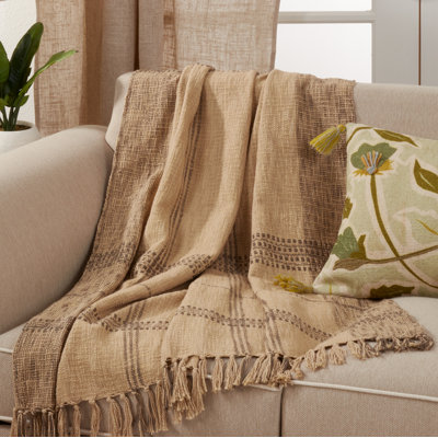 Chelse Cotton Hand Woven Throw Blanket