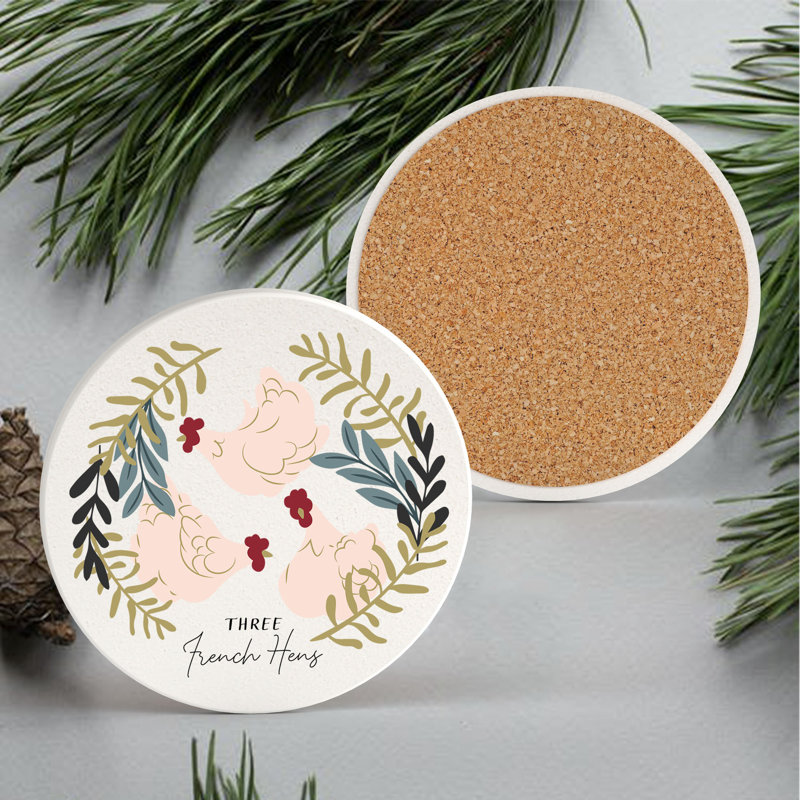 Santamaria Ceramic Round 1 Piece Coaster