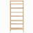 4-Tier Bamboo Ladder Shelf, Rattan Shelf, Trapezoid Open Bookcase, Display Storage Rack Organizer, Freestanding Flower Plant Stand, Ladder Bookshelf Ideal For Bathroom, Bedroom, Office, Study, Natural