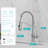 Touchless Motion Sensor Activated Smart Kitchen Faucet with Pull Down Sprayer for Hygiene and Convenience-130630491