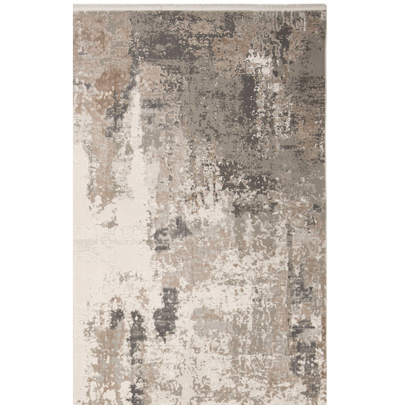 Midsomer 200 Performance Abstract Rug, Rectangle 4' x 6'