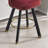 COOLMORE Set Of 2,Back Pull Point Design, Velvet Material, 360 Degree Rotation, Back Pull Loop Detachable Design, Rivet Decoration, Square Foot Wooden Bar Chair