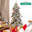 Arbre de Noël artificiel éclairé 7 pi