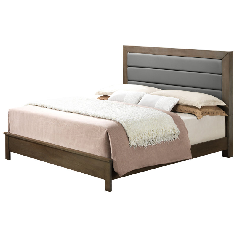 Aguilar Bed, Gray, Queen