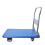 Chariot-poussoir pliable 35 po x 23 po en acier bleu doux et nylon d'une capacité de 660 lb