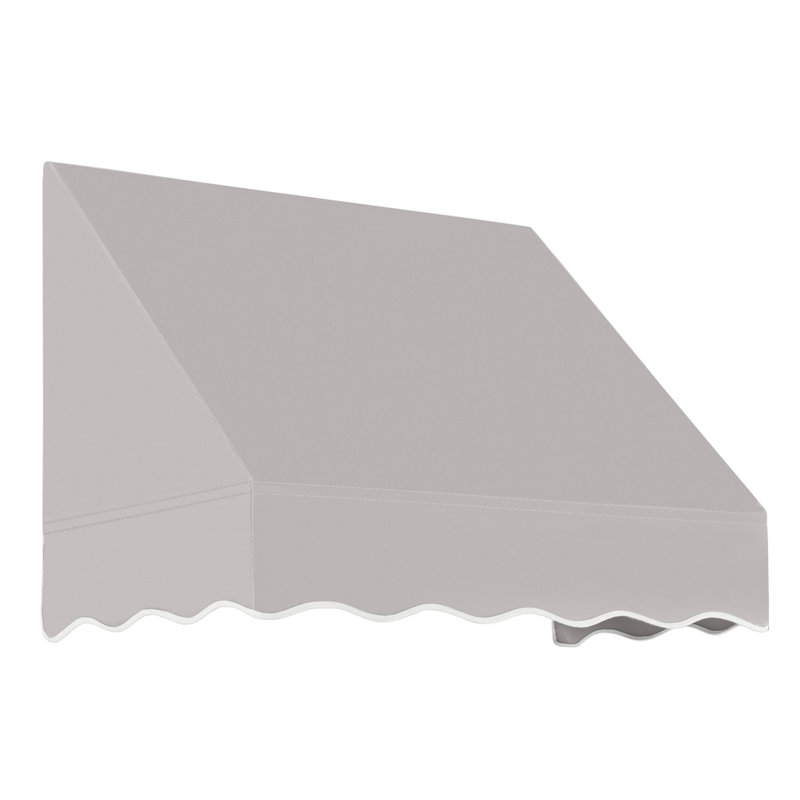 Auvent fixe en tissu acrylique San Francisco Awntech, H 31 po x l 40,5 po x P 24 po, Gris