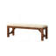 Banc de salle à manger en tissu