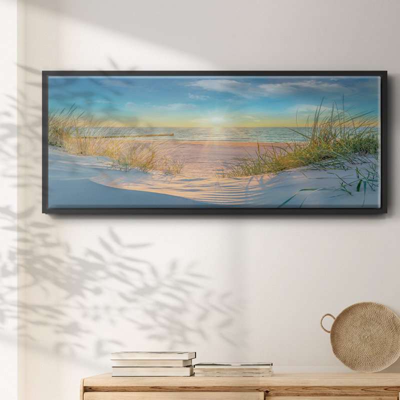 Waiting For Me- Framed Canvas, 24" H x 60" W